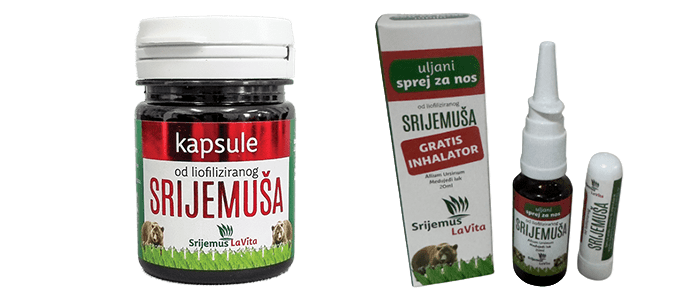 Kombinovani paket — kapsule i sprej